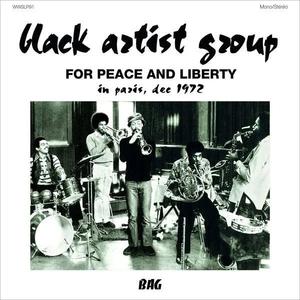 Black Artist Group - For Peace And Liberty: In Paris, Dec 1972 (LP) - Joco Records