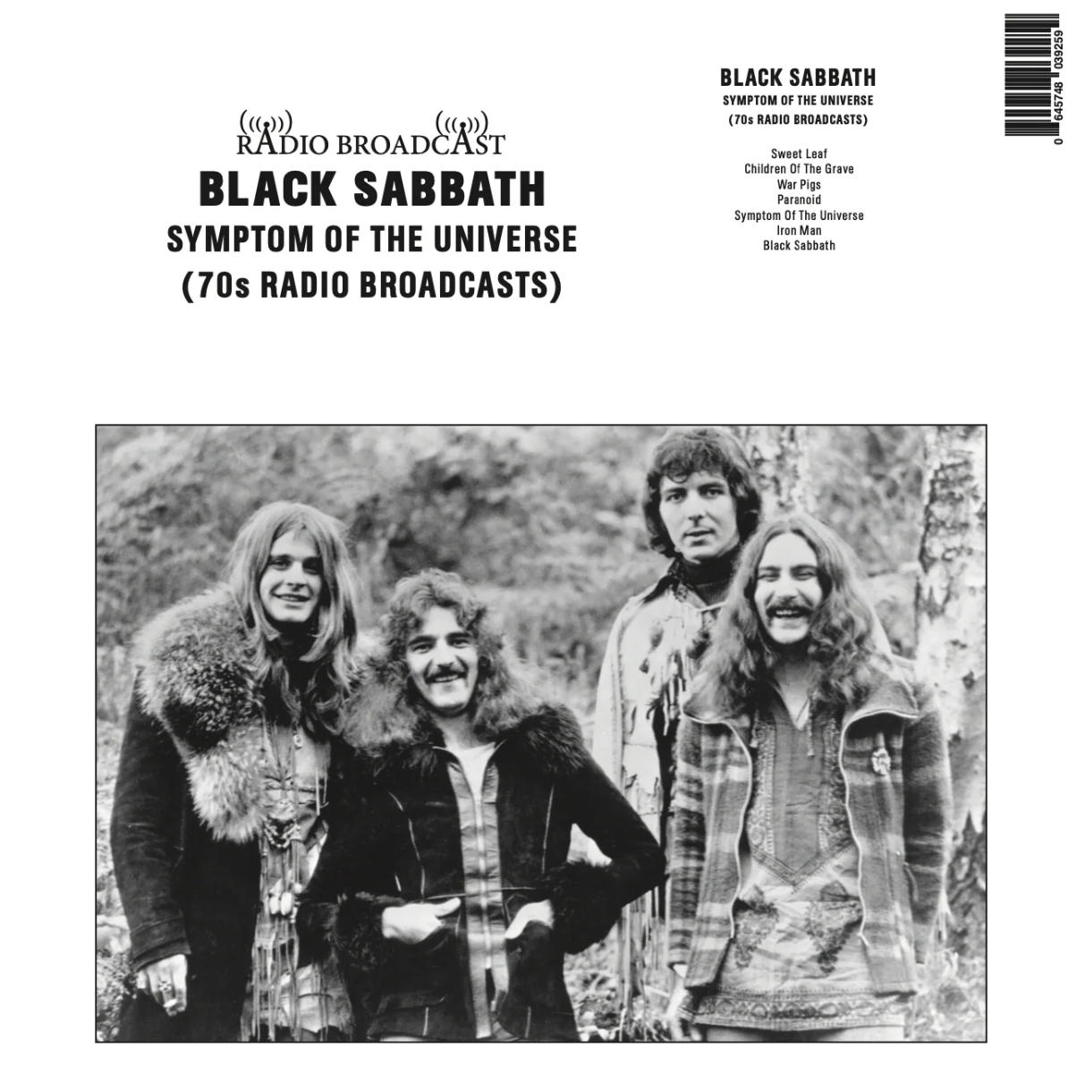 Black Sabbath - Symptom Of The Universe (70s Radio Broadcast) (Import)