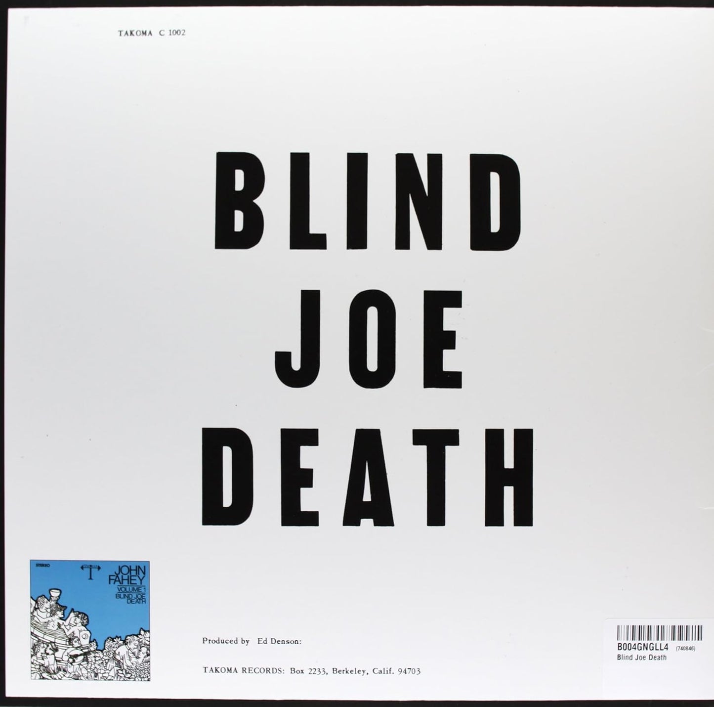 John Fahey - Blind Joe Death (LP)