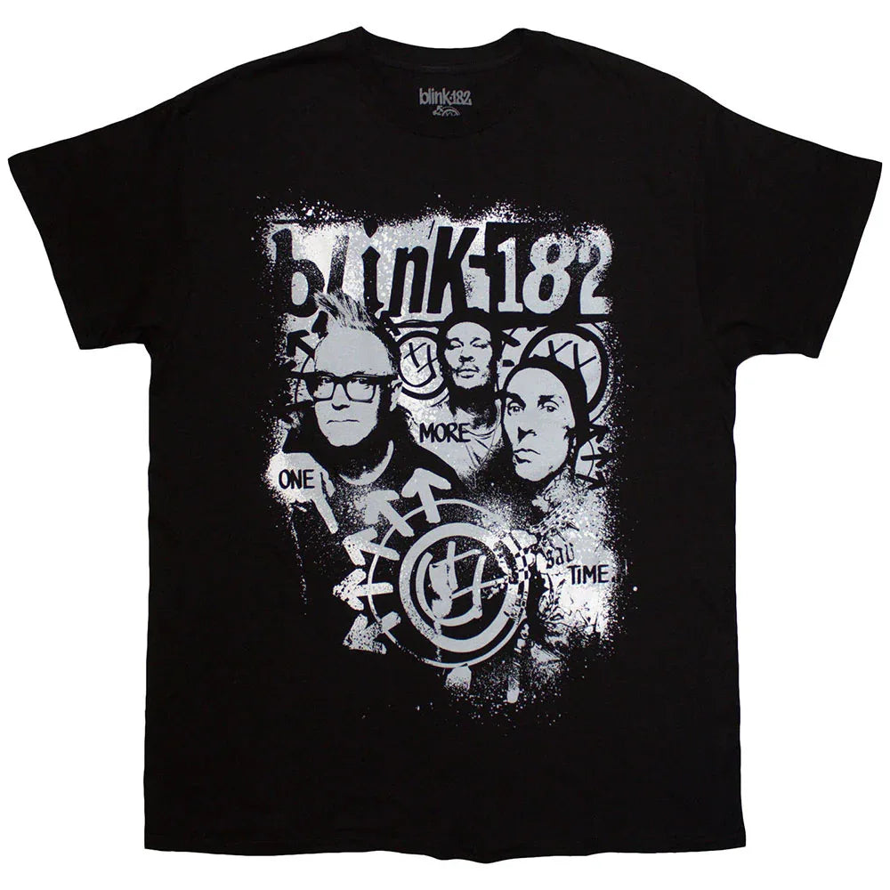 Blink-182 - One More Time Spray Paint Black