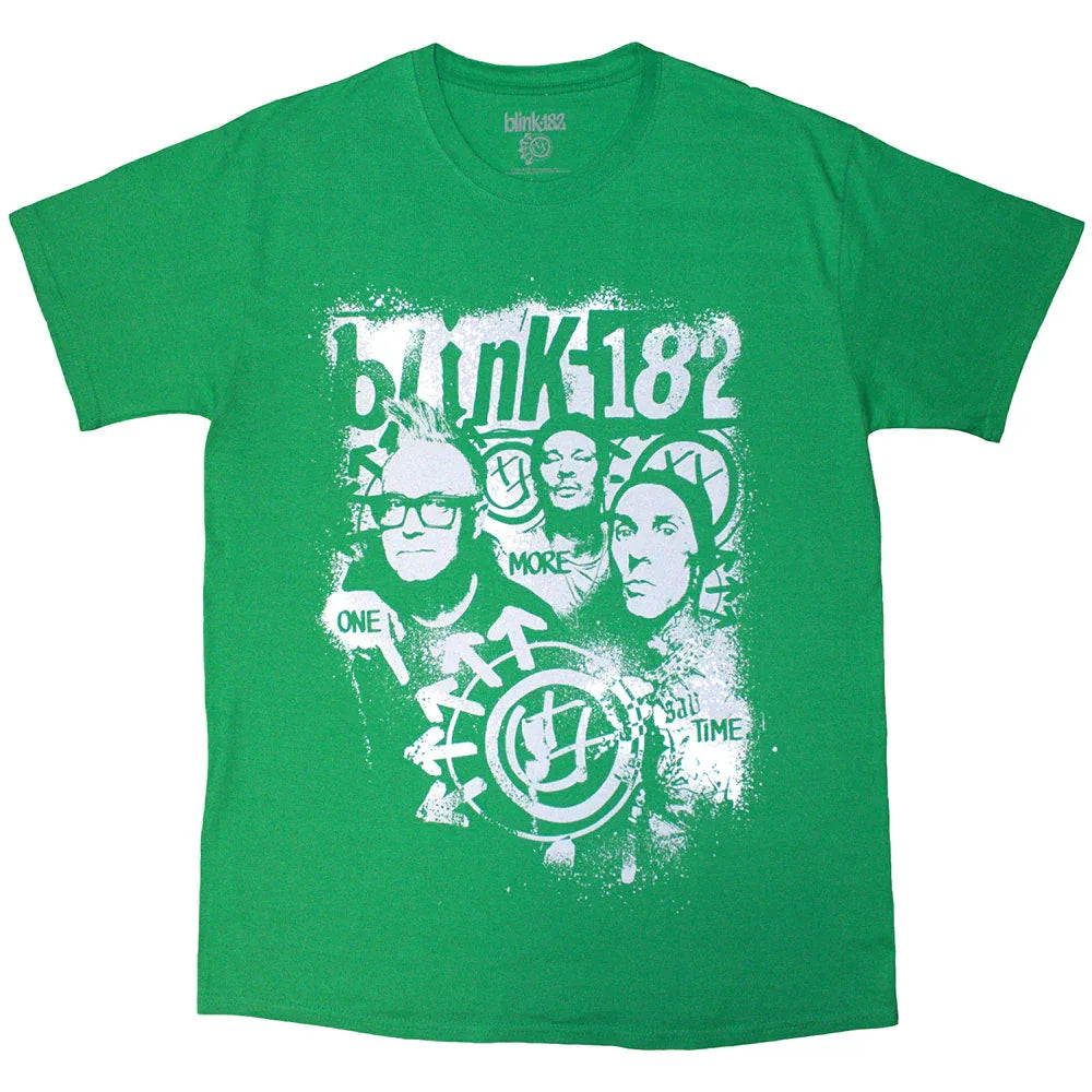 Blink-182 - One More Time Spray Paint Green