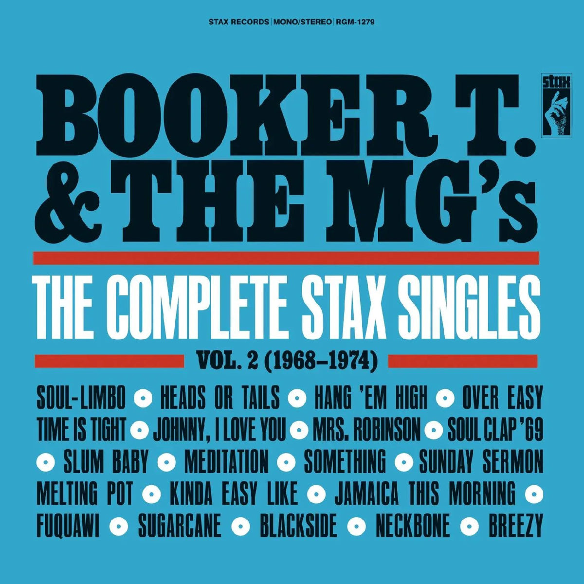 Booker T. & The Mg's - The Complete Stax Singles Vol. 2 (1968-1974) (2-LP, Red Vinyl) (2 LP) - Joco Records