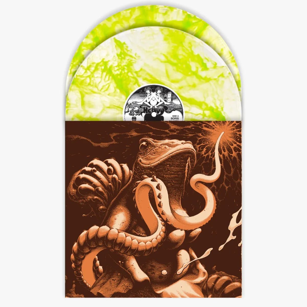 Boris - Amplifier Worship: 25th Anniversary (Indie Exclusive, Lime Green Swirl Vinyl) (2 LP) - Joco Records
