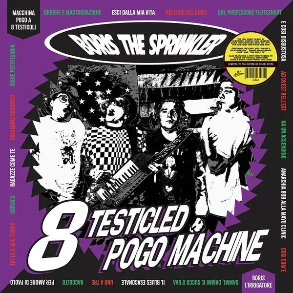 Boris The Sprinkler - 8 Testicled Pogo Machine (Color Vinyl) - Joco Records