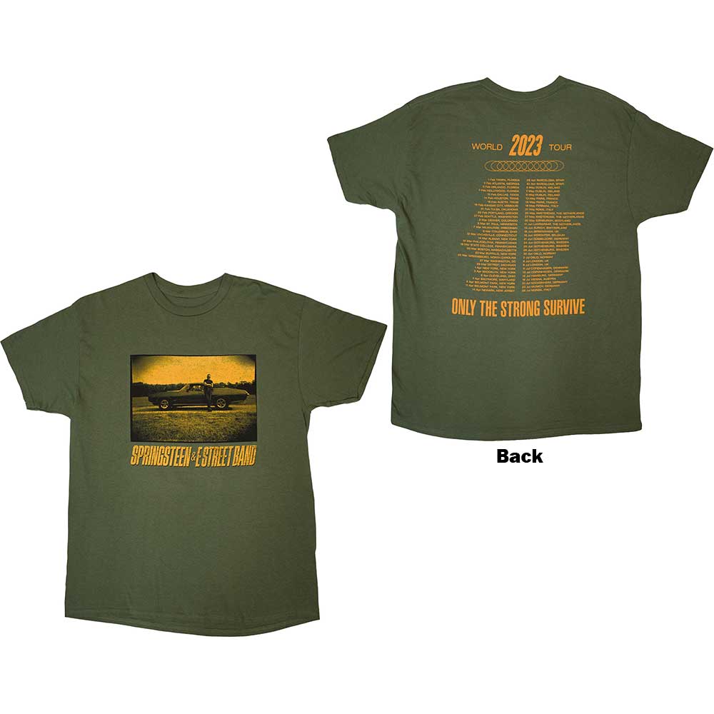 Bruce Springsteen - Tour '23 Sepia Car (T-Shirt) - Joco Records