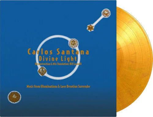 Carlos Santana - Divine Light: Reconstruction & Mix Translation By Bill Laswell (Limited Edition, Yellow, Red & Black Marble Vinyl (2 LP) - Joco Records