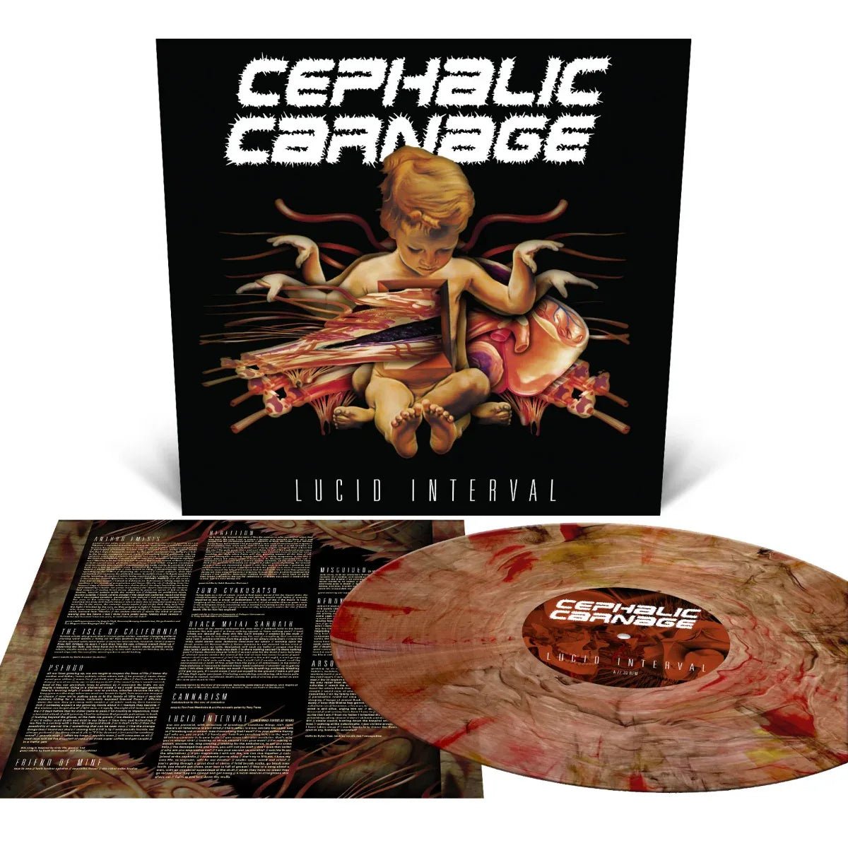 Cephalic Carnage - Lucid Interval (Custom Marble Edition Vinyl) - Joco Records