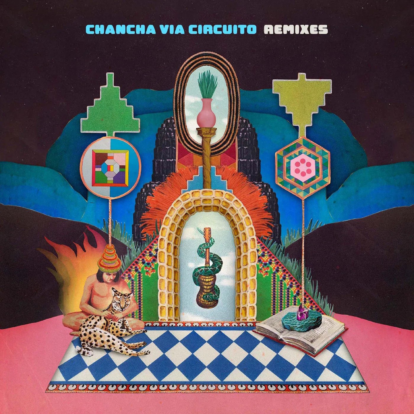 Chancha Via Circuito - Remixes (Limited Edition, Opaque Blue Vinyl) (LP) - Joco Records