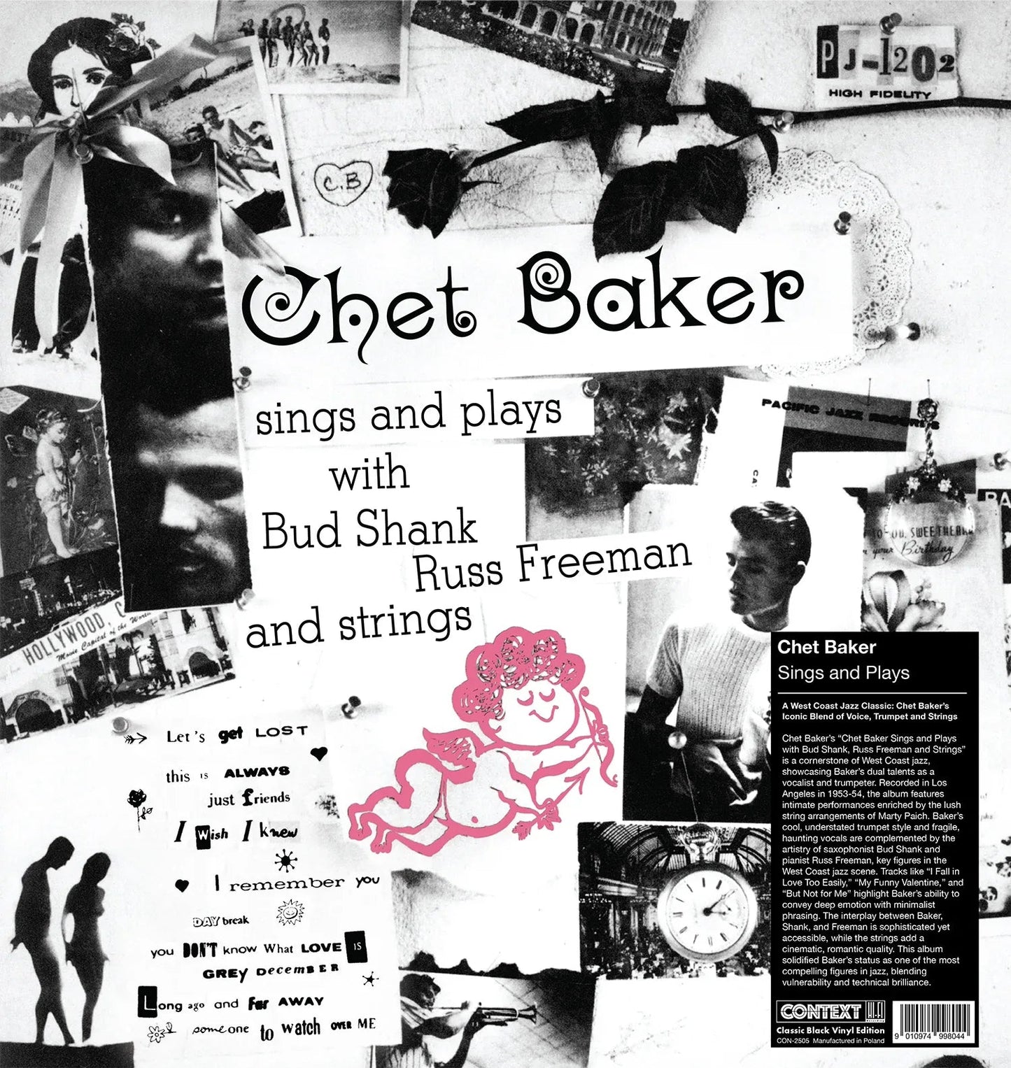 Chet Baker - Sings And Plays With Bud Shank, Russ Freeman And Strings(LP) - Joco Records
