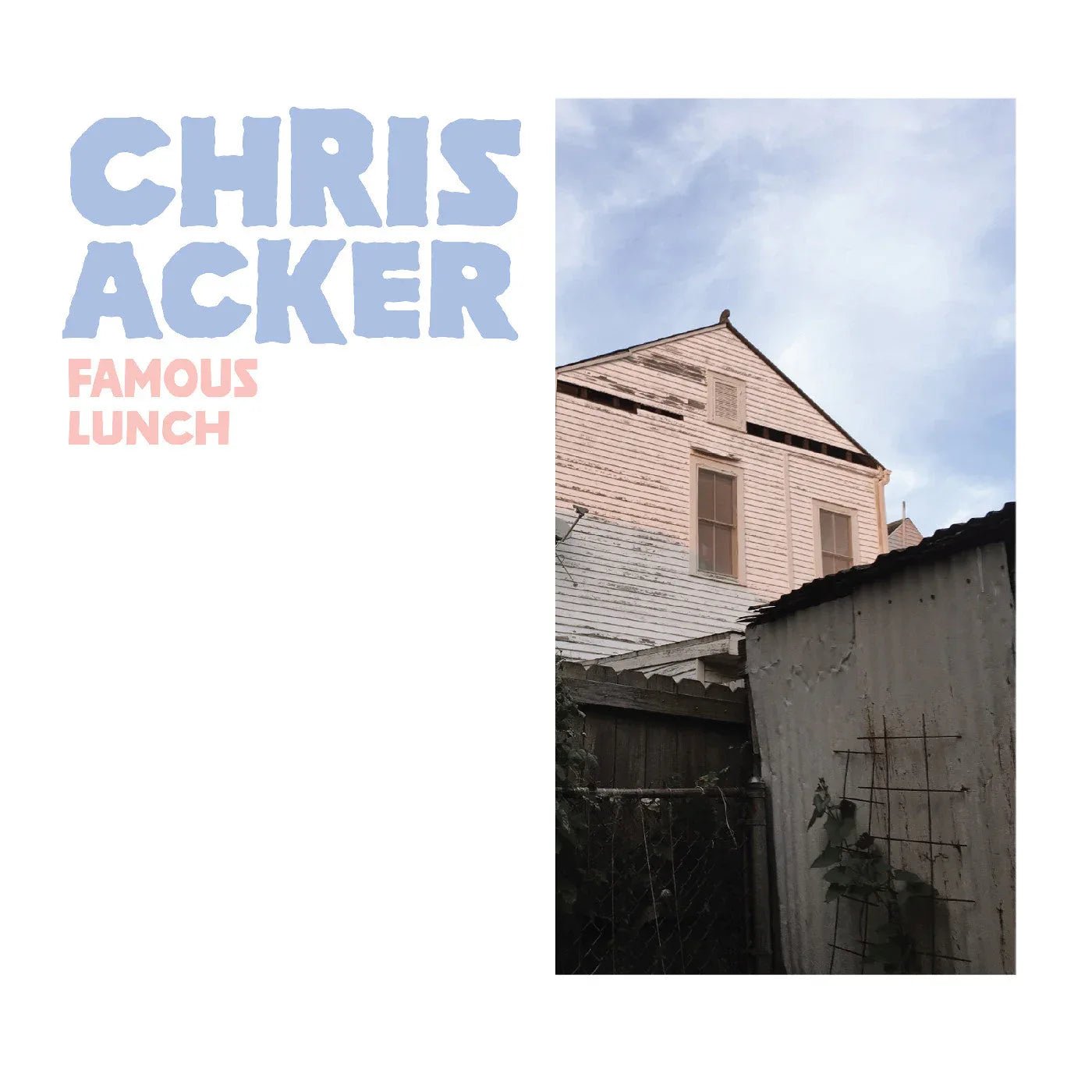 Chris Acker - Famous Lunch (Orange / White Marble Vinyl) (LP) - Joco Records