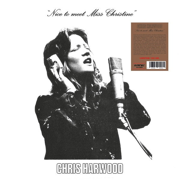Chris Harwood - Nice To Meet Miss Christine (LP) - Joco Records