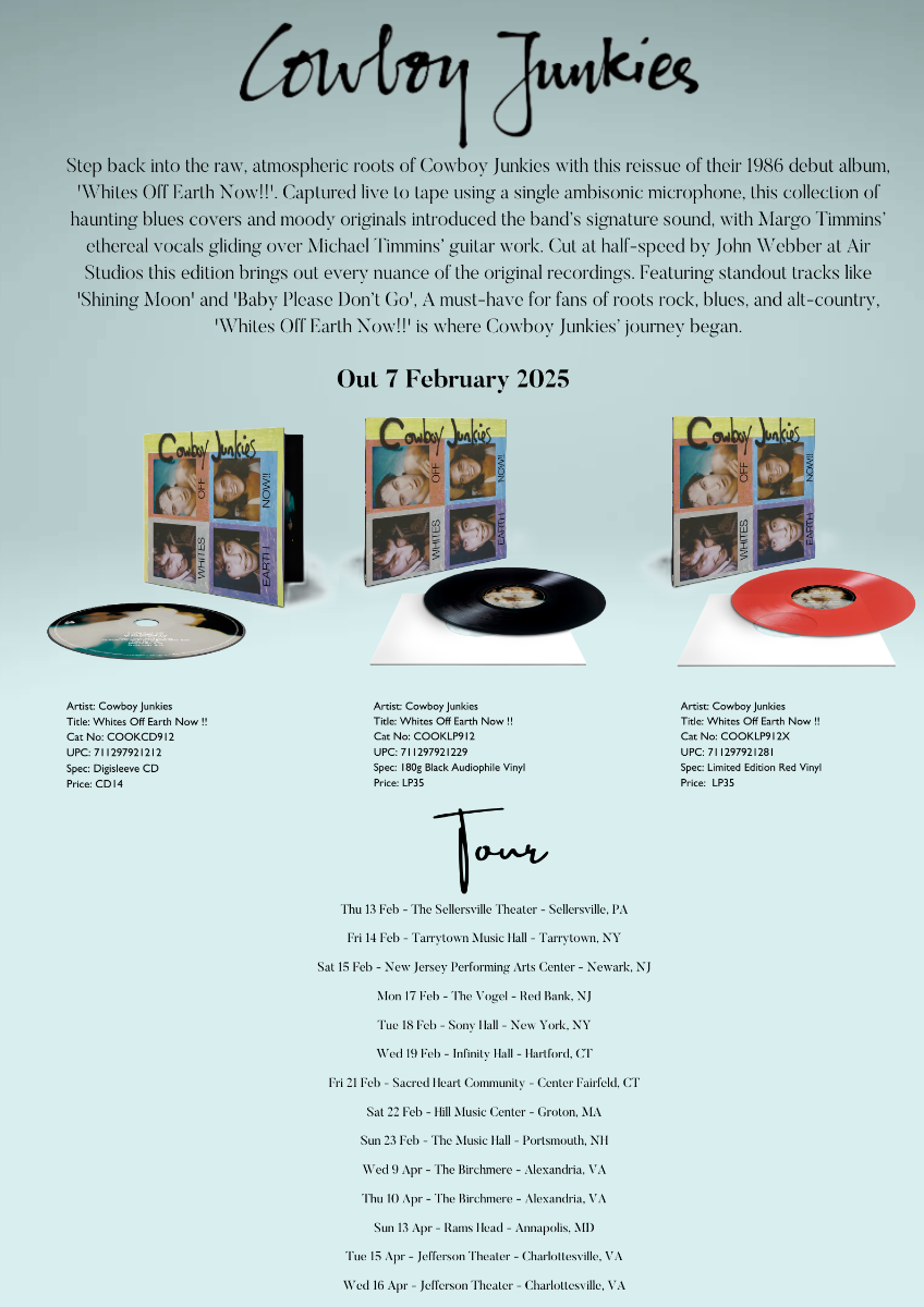 Cowboy Junkies - Whites Off Earth Now (180 Gram, Audiophile)