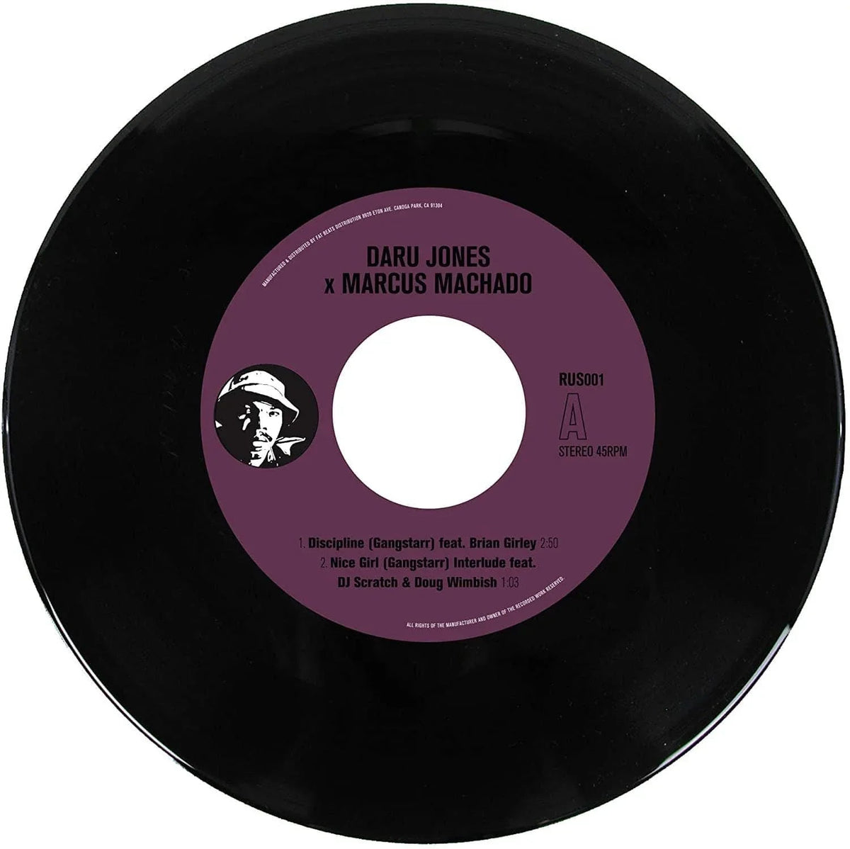 Daru Jones X Marcus Machado - Nice Girl (Gangstarr) / Meat Grinder (Madvillain) (7-Inch Single) - Joco Records