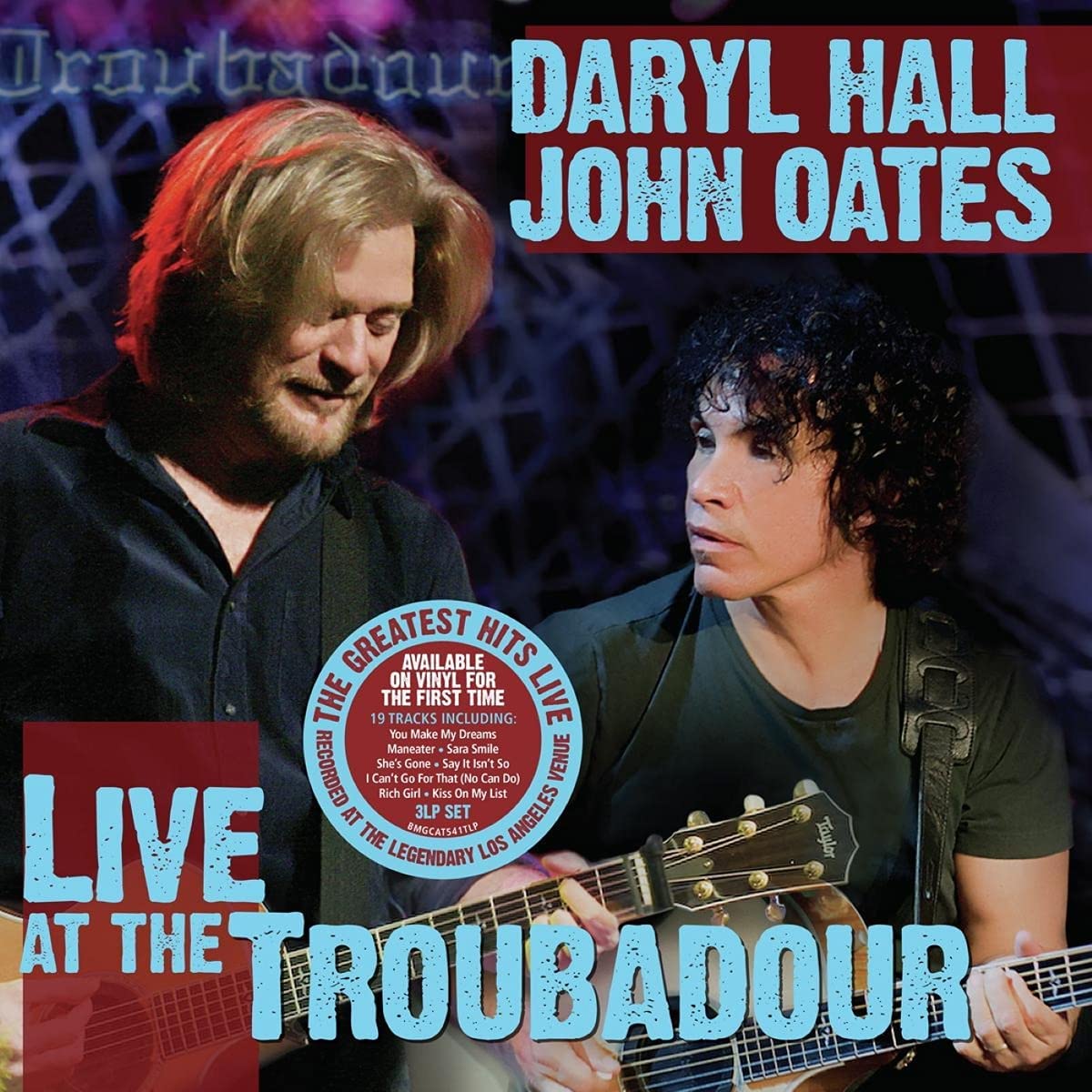 Daryl Hall & John Oates - Live at The Troubadour (3 LP) - Joco Records