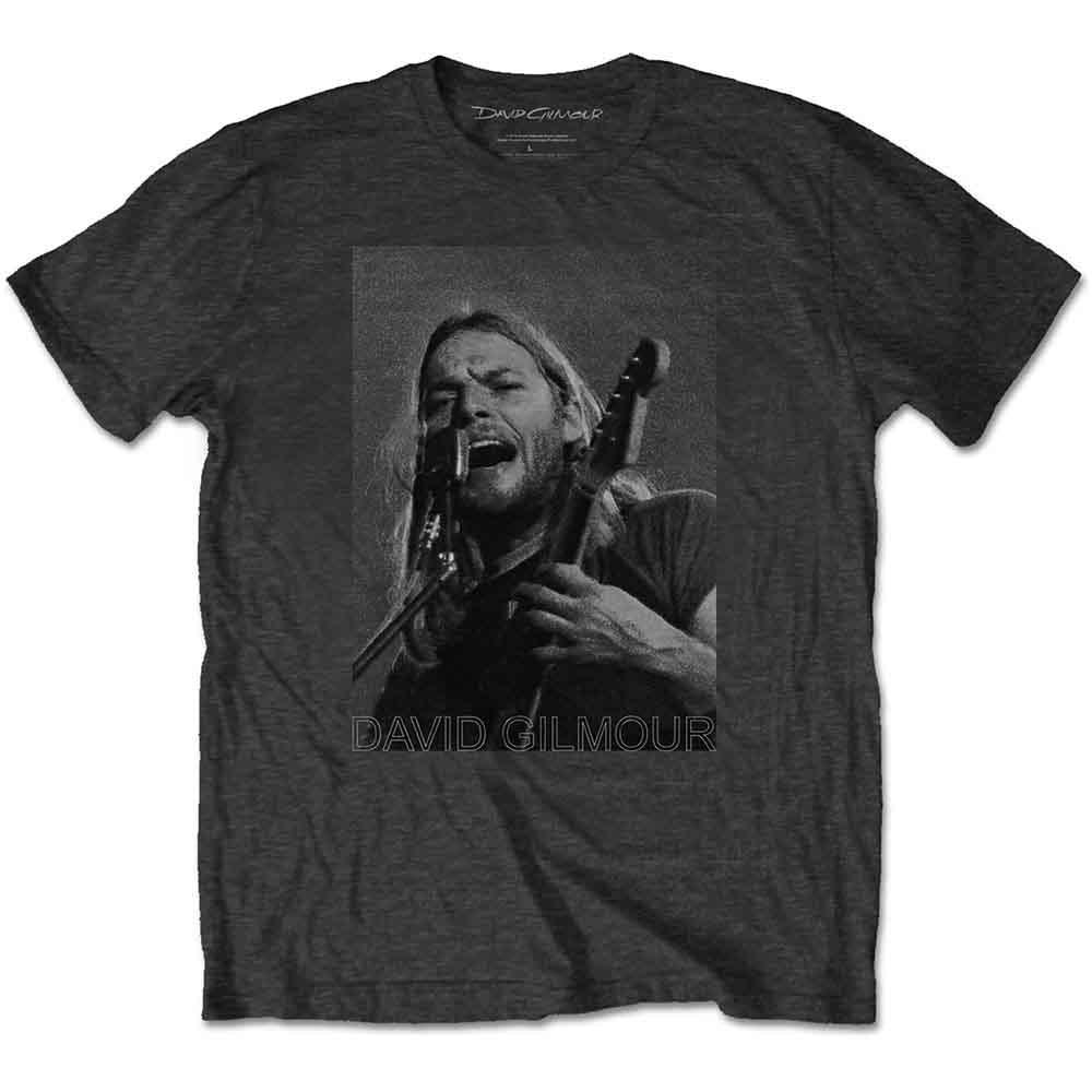 David Gilmour - On Microphone Half-Tone (T-Shirt) - Joco Records