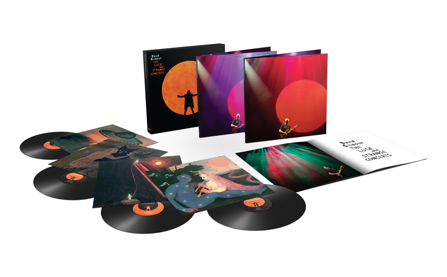David Gilmour - The Luck And Strange Concerts (4 LP Box Set + 24-Page Booklet)