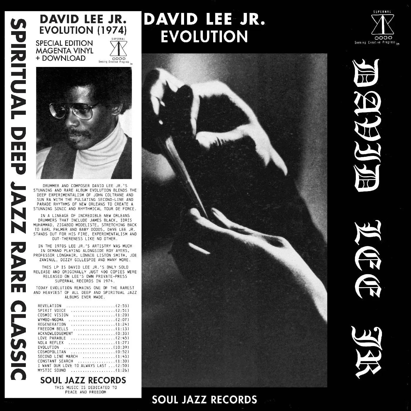 David Jr Lee - Evolution (Limited Edition, Magenta Vinyl) (LP) - Joco Records