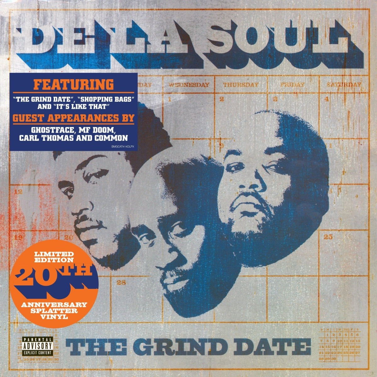 De La Soul - The Grind Date (20th Anniversary) (Splatter Vinyl) (2 LP)