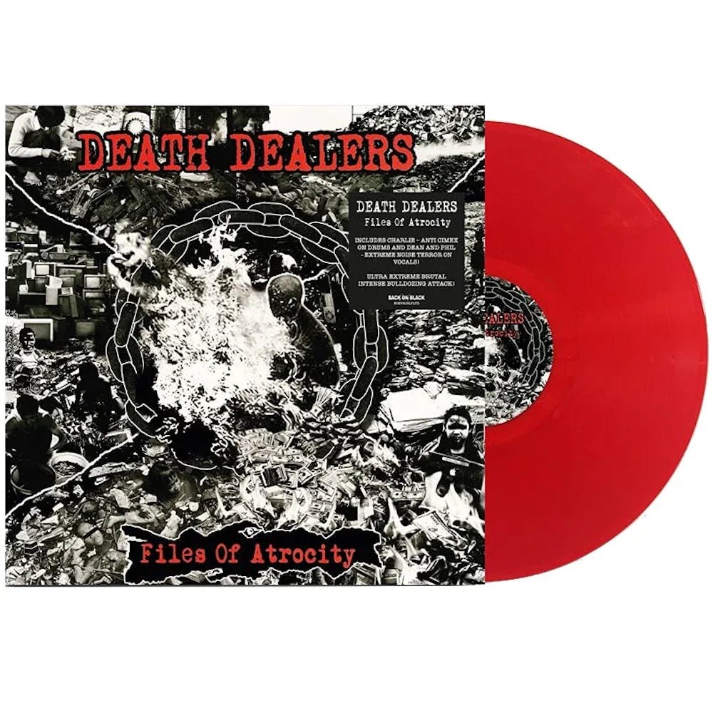 Death Dealers - Files Of Atrocity (Limited Edition, Red Vinyl) (LP) - Joco Records