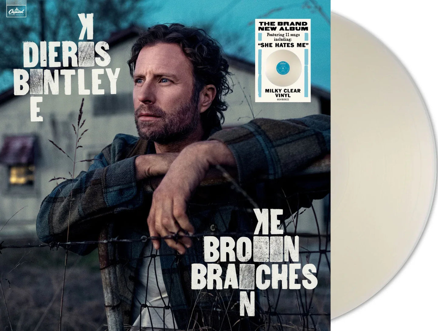 Dierks Bentley - Broken Branches (Indie Exclusive Milky Clear Vinyl)