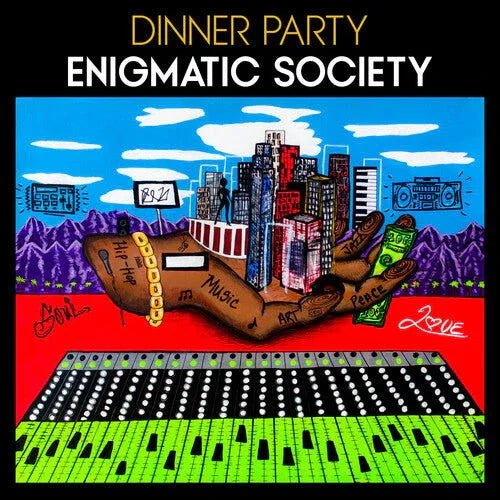 Dinner Party - Enigmatic Society (Black & White Splatter Vinyl) (LP) - Joco Records