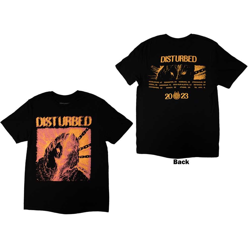 Disturbed - European Tour '23 Split Face (T-Shirt) - Joco Records