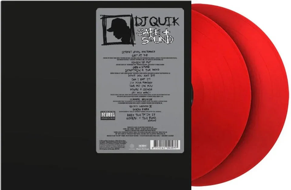 Dj Quik - Safe & Sound (Limited Edition, 180-Gram Translucent Red Vinyl) (Import) (2 LP) - Joco Records