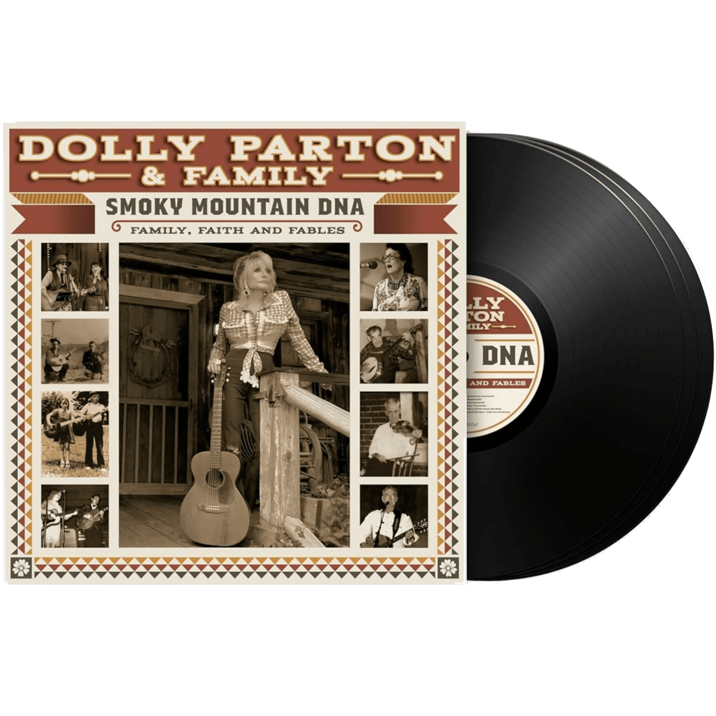 Dolly Parton & Family - Smoky Mountain DNA: Family, Faith And Fables (3 LP) - Joco Records