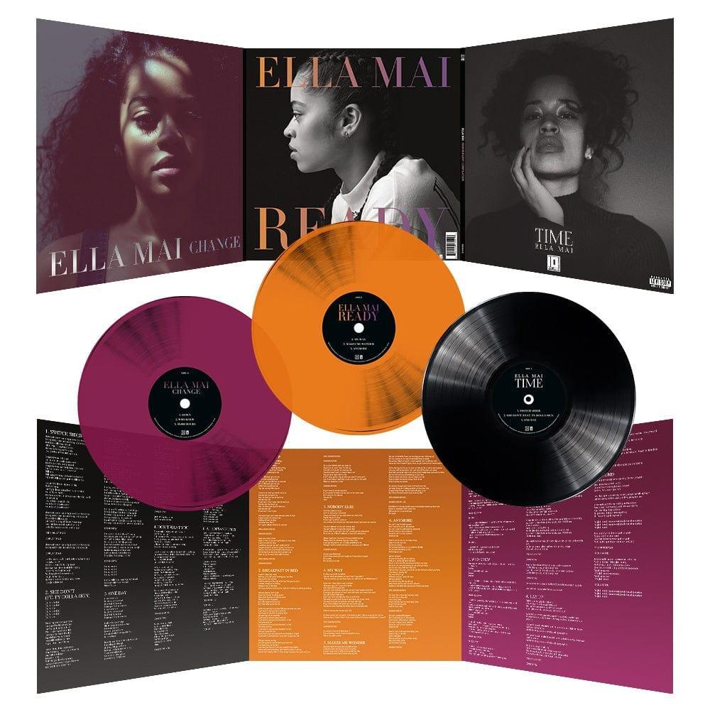Ella Mai - Time Change Ready - Anniversay Vinyl (Black LP/Violet LP/Orange LP) (3 LP)