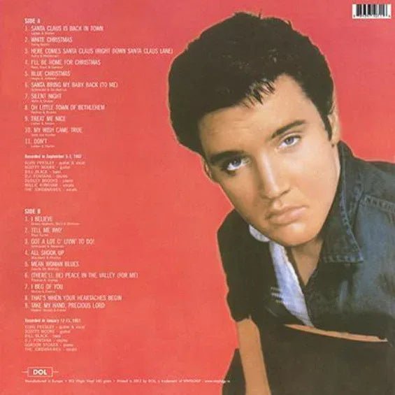 Elvis Presley - Elvis' Christmas Album (Limited Edition, White Vinyl) (LP) - Joco Records