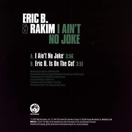 Eric B. & Rakim - I Ain't No Joke / Eric B. Is On The Cut (7" Single) (Vinyl)
