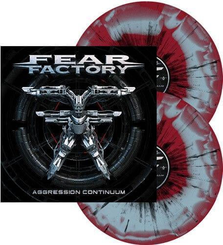Fear Factory - Aggression Continuum (Red & Blue Swirl & Black Splatter Vinyl) (Red Vinyl, Blue Vinyl, Black, Limited Edition) (2 LP) - Joco Records