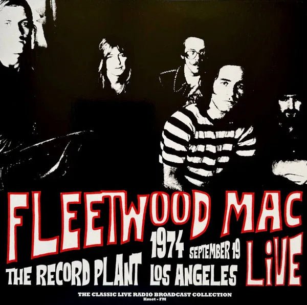 Fleetwood Mac - Live at the Record Plant, Los Angeles: September 19, 1974 (Limited Edition Import, Red Vinyl) (Vinyl) - Joco Records