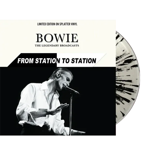 David Bowie - From Station to Station: The Legendary Broadcasts (Limited Edition Import, White Splatter Vinyl) (LP)
