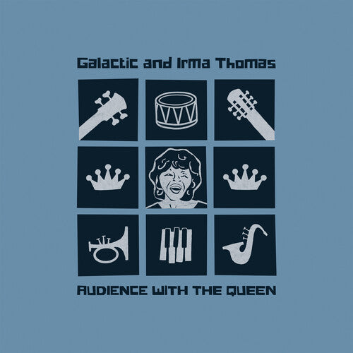 Galactic with Irma Thomas - Audience With The Queen (Indie Exclusive, Sky Blue and Gold Color Vinyl)