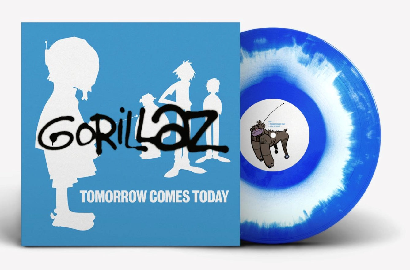 Gorillaz - Tomorrow Comes Today Ep (White/Blue Color-In-Color Vinyl)