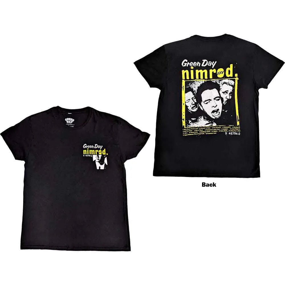 Green Day - Nimrod Breast Print (T-Shirt) - Joco Records