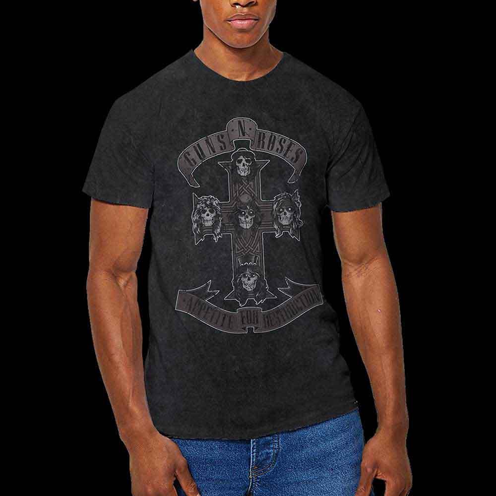 Guns N' Roses - Monochrome Cross (T-Shirt) - Joco Records