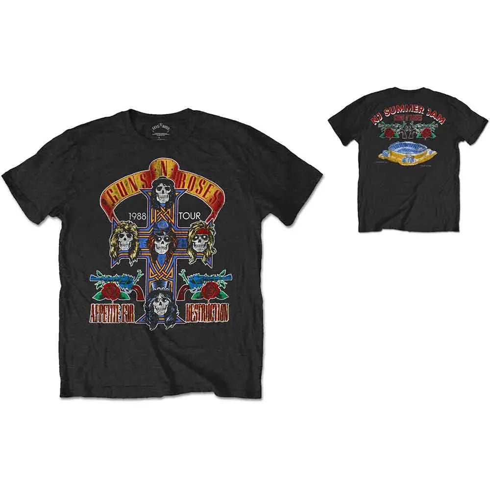 Guns N' Roses - NJ Summer Jam 1988 (T-Shirt) - Joco Records