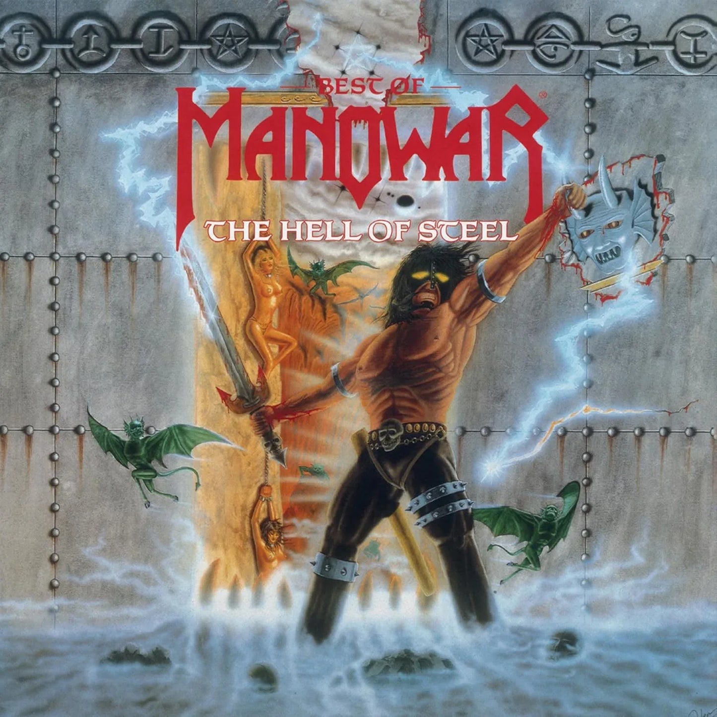 Manowar - Hell Of Steel: Best Of (Limited Edition Import, 180 Gram, Silver Vinyl) (2 LP)