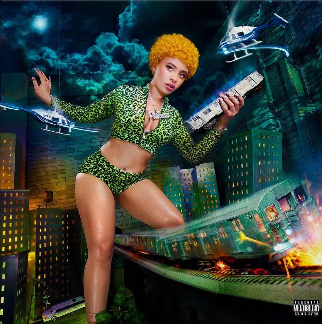 Ice Spice - Y2K (Limited Edition Import, Alternate Cover, Green Vinyl) (LP)