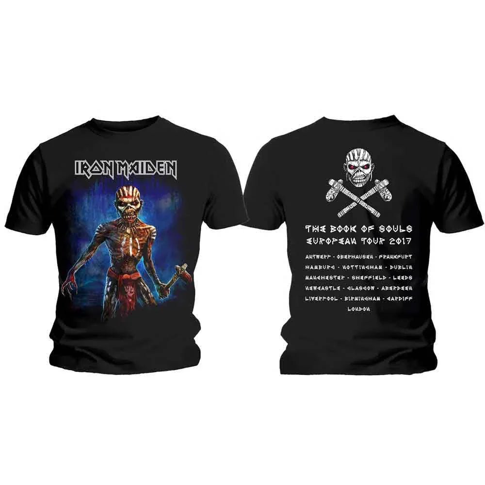 Iron Maiden - Axe Eddie Book of Souls European Tour V.2 (T-Shirt) - Joco Records