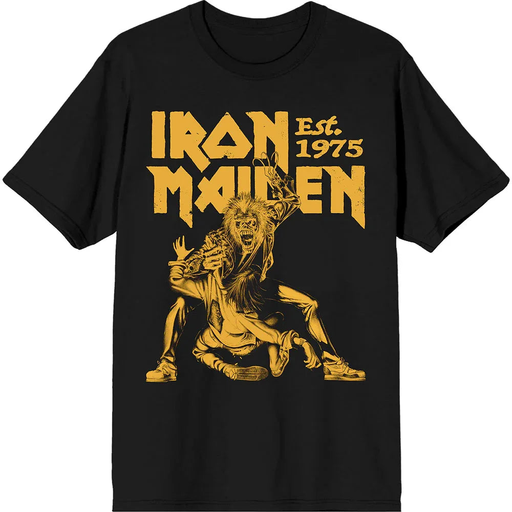 Iron Maiden - Est. 1975 Claw Yellow Graphic Black