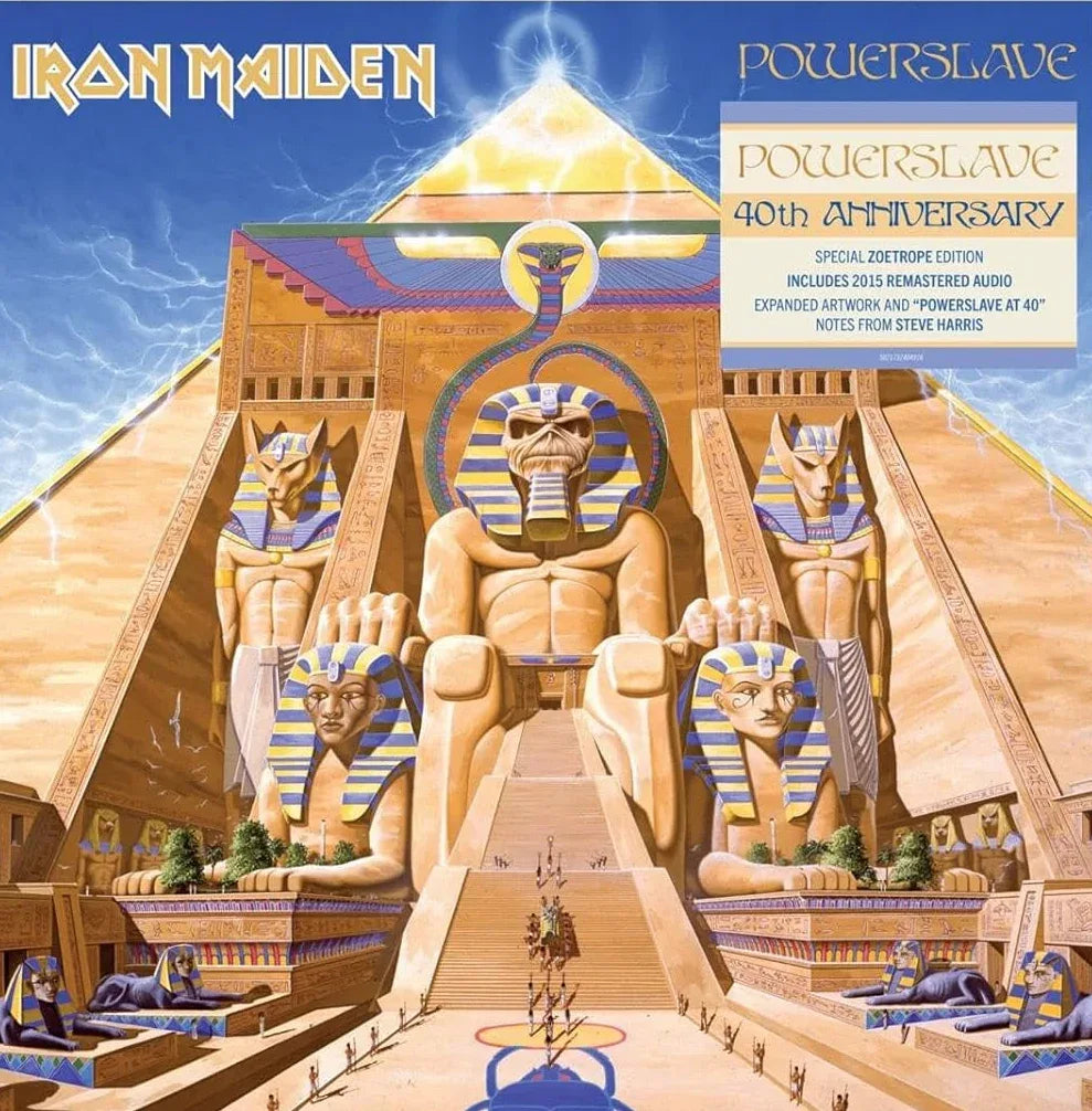 Iron Maiden - Powerslave (Limited Anniversary Edition, Zoetrope Vinyl) (LP) - Joco Records