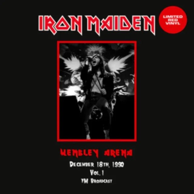 Iron Maiden - Wembley Arena: December 18th, 1990, Vol. 1 (Broadcast Import, Red Vinyl) (LP) - Joco Records