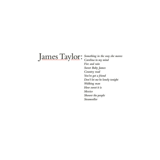 James Taylor - James Taylor's Greatest Hits (2019 Remaster, 180 Gram) (LP) - Joco Records