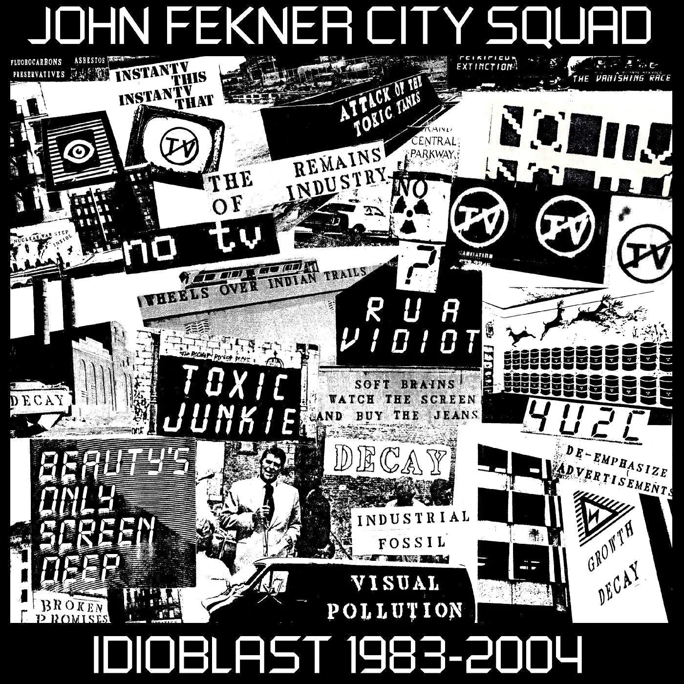 John Fekner City Squad - Idioblast 1983-2004 (2 LP) - Joco Records