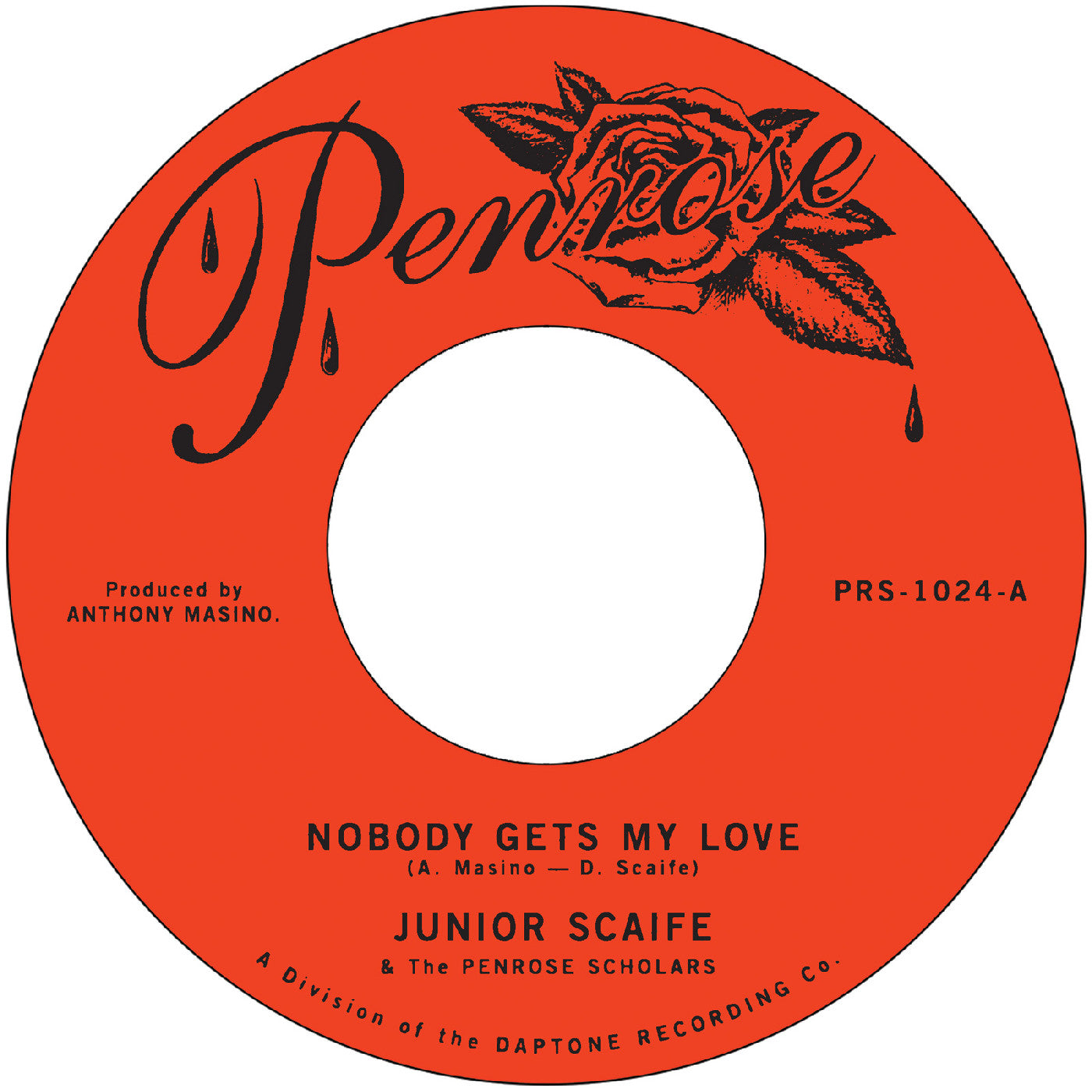 Junior Scaife - Nobody Gets My Love B/W Too Much Too Soon