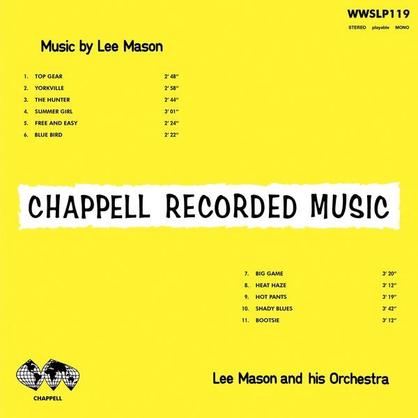 Lee Mason - Music By Lee Mason (1971) (LP) - Joco Records