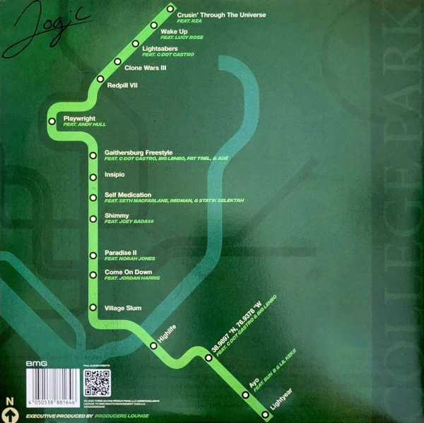 Logic - College Park (Limited Edition, "Varsity" Green & Black Splatter, Artist Signed) (2 LP)